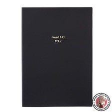 NEW Daigo 2026 Planner Isshoni. Monthly Block A5 Black E8749 December 2025 Start