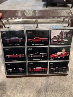 Large 90s lot Muscle Car Trading Cards Mustang, Exotic Dreams 125+