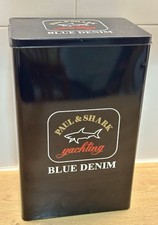 Original Paul & Shark Yachting Blechdose Box Metalldose Blue Denim Sammler