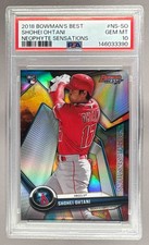 146033390 Shohei Ohtani 2018 Bowman's Best #NS-SO Neophyte Sensations RC PSA 10