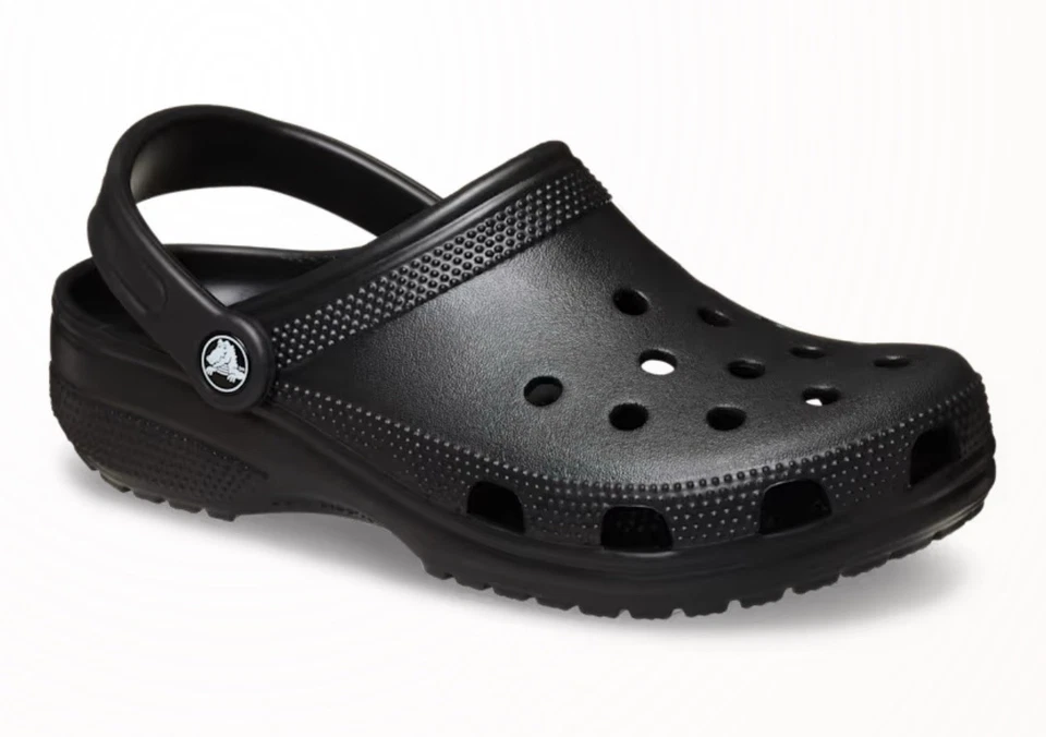 Zueco clásico negro Crocs talla J3 Foto 4 de 4