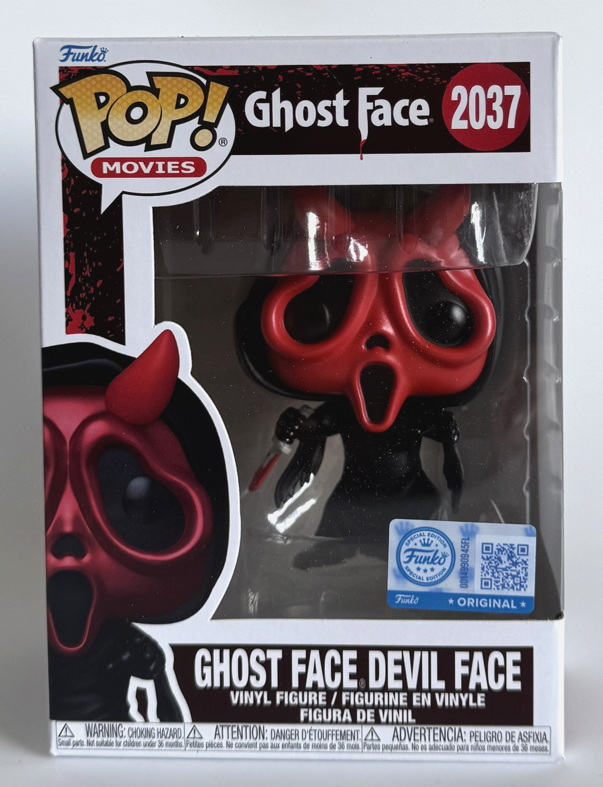 FUNKO POP! MOVIES * GHOST FACE / DEVIL FACE - SCREAM * #207 * BNIB