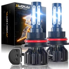 LED Headlight Kit 9007 HB5 6000K White Hi/Low Bulbs for FORD Mustang 1990-2004