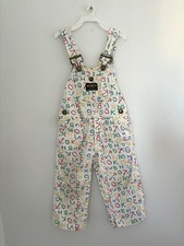 Vintage Osh Kosh B'Gosh Overalls Vestbak Alphabet Letters 3 T