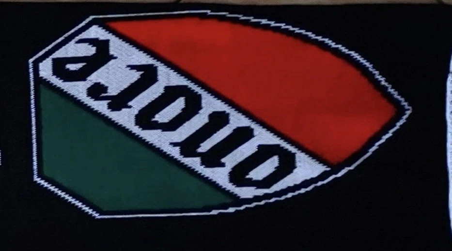 Sciarpa Ultras Fighters Anni 80 Juventus, Cotone Stampato A