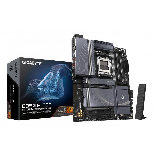 Gigabyte b850 ai top scheda madre - processori amd ryzen serie 9000, 16+2+2 fasi vrm digitali, fino a 8600mhz ddr5 (oc), 2xpcie - Immagine 3
