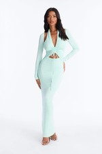 Casey Ruched Maxi Dress-Fashion Nova|46945