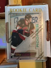 1995-96 DANIEL ALFREDSSON Topps Finest Rookies 95-96 Uncommon Rookie Card #116. rookie card picture