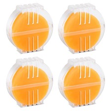 4pcs Beeswax Thread Conditioner, Wax for Sewing with Plastic M, Yellow