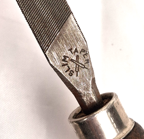 VTG Wood Handle Files -Blue Point GA-98 Adjustable Jaw & Nicholson Slim Taper - Bild 13 von 15