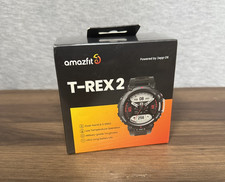 Amazfit A2170 T-Rex 2 Smartwatch GPS Ember Black SEALED
