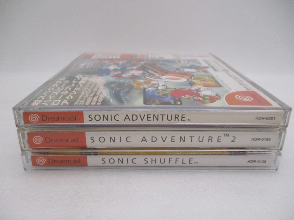 DreamCast Sonic Adventure 1, 2 & Shuffle 3Games Japan DC Sonic the Hedgehog - Image 4 of 4