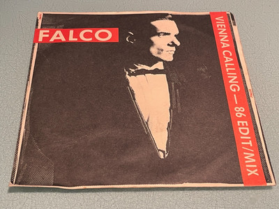 Falco - Vienna Calling -  America - Vinyl Record 7'' Single - 1986 A&M Records