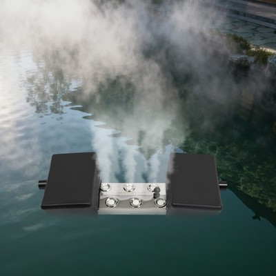 6-Head Ultrasonic Mist Maker Mist Making Machine Ultrasonic Fogger w/Floats.
