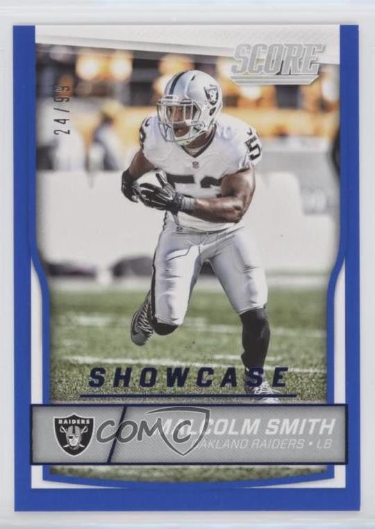 2016 Score Showcase 24/99 Malcolm Smith #237 0c2