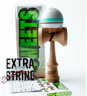 Sweets Kendamas PRIME SPORT STRIPE Home Team Kendama Spielzeug mit Extras Neu