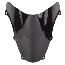 Double Bubble Windshield Screen For Suzuki SV650/SV650S SV1000/SV1000S 03-12 BLK