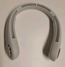 JISULIFE Portable Neck Fan – Gray – Hands-Free Cooling