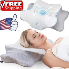 Cervical Pillow for Neck and Shoulder,Contour Memory Foam Pillow for Side Pillow