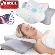 Cervical Pillow for Neck and Shoulder,Contour Memory Foam Pillow for Side Pillow