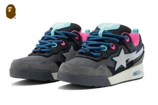 A BATHING APE BAPE FLIP STA #2 1L80 191 318 BLACK Men Shoes oki02 thumbnail 2