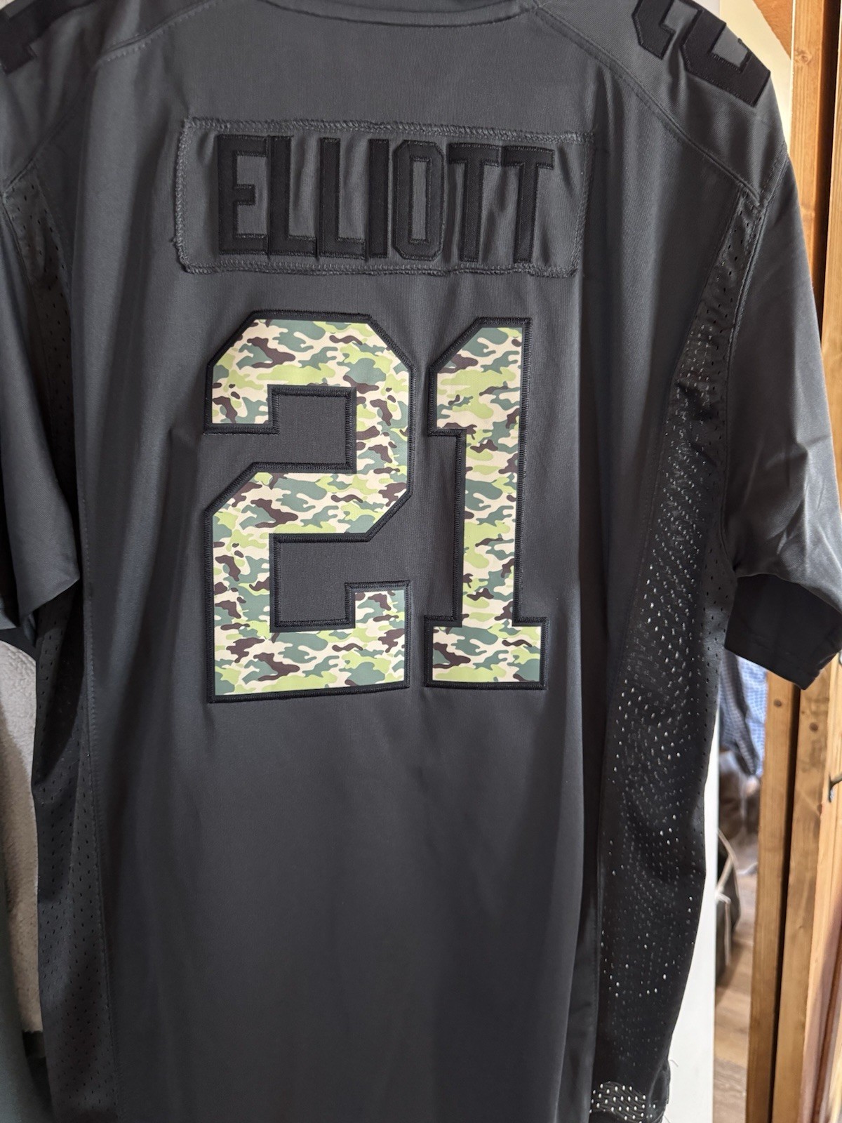 Nike Ezekiel Elliott Dallas Cowboys Salute to Service Camo Jersey Men's XL