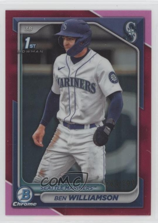 2024 Bowman Chrome Prospects Fuchsia Refractor /199 Ben Williamson #BCP-67 1k9t