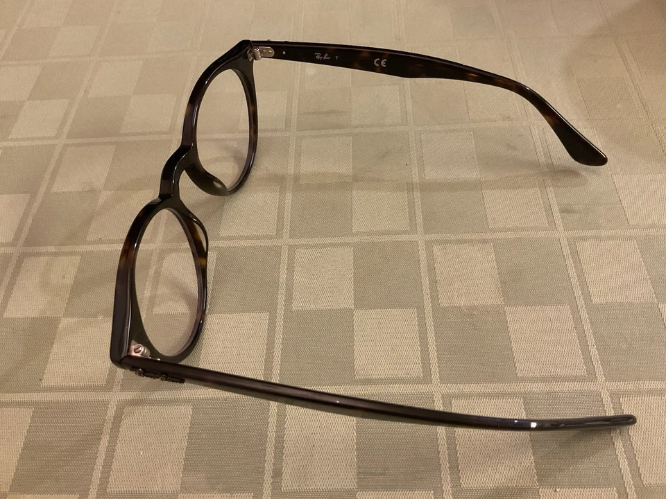 Ray Ban RB 2180-V 2012 Anteojos Redondos Negros 47-21-145 Marco Nuevo Foto 4 de 4