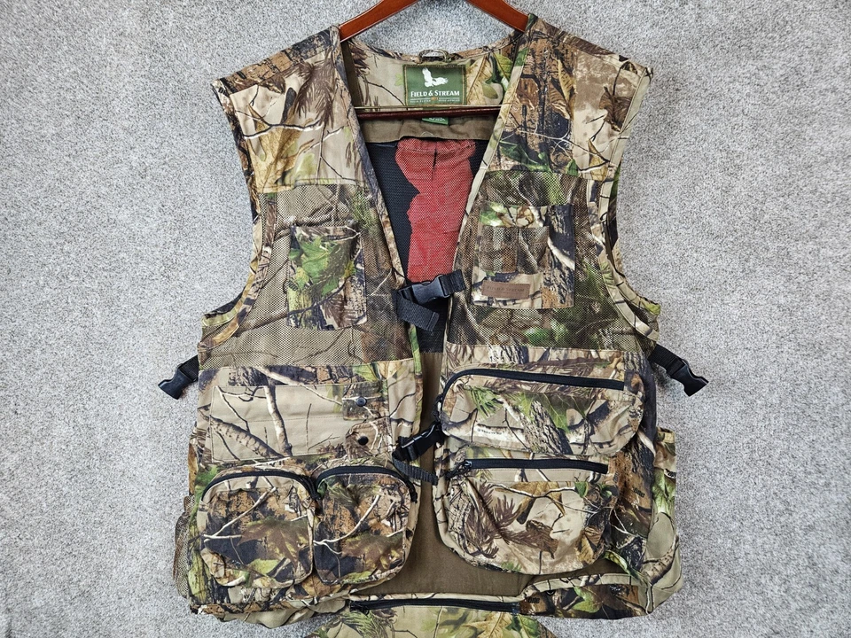 Chaleco de caza Field And Stream camuflaje pavo cojín de asiento acolchado para hombre XL / XXL Foto 2 de 4