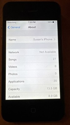 iPhone 4 Black (Verizon) A1349 16GB CDMA Fast Ship Good Used IOS