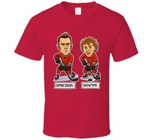Jonathan Toews And Patrick Kane Captain Serious Showtime Hockey Duo Caricatures 