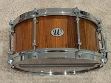 Weir 14x6.5” Walnut Stave Snare Drum With Puresound Snares Drums Drumset Set