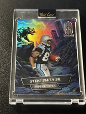 2025 Wild Card COMIX. Silver Age Steve Smith Jr. True 1/1 Panthers