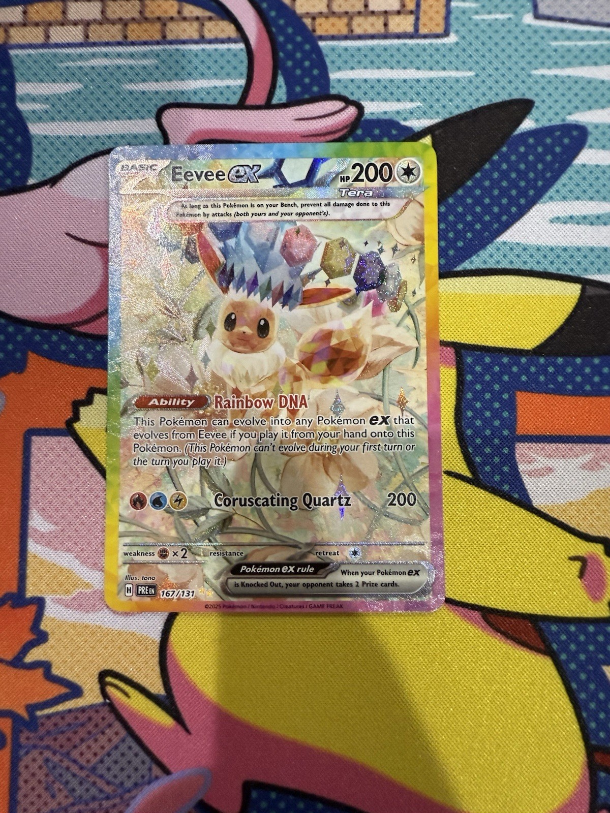 Pokemon Card - Eevee ex SIR 167/131