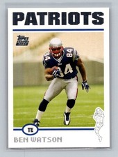 Ben Watson 2004 Topps Football Rookie Card #342 New England Patriots