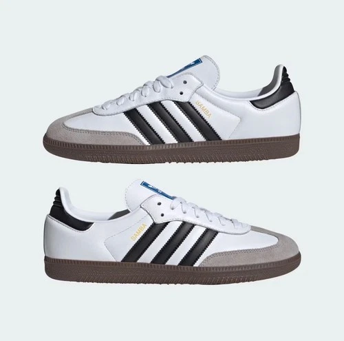 Adidas Samba OG White/ Core Black IG9030 Shoes SIZE WOMEN / YOUTH NEW OEM image 3