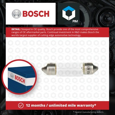 Pure/Lt C5w 12v Sv8.5-8 Trade Pk fits PORSCHE Bosch Genuine Top Quality Product