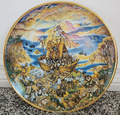 Franklin Mint NOAHS ARK Plate Heirloom LTD Edition Numbered ''Two by Two''
