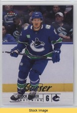 2024-25 Upper Deck Fleer Ultra Silver Foil Brock Boeser #18 READ 3yd
