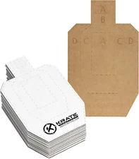 Cardboard Targets – Competition Paper Silhouette Shooting Target – Torso Targets