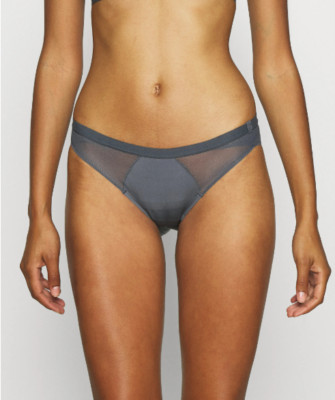 Sloggi S Symmetry Low Rise Cheeky Damen Slip Grau, Creme Neu