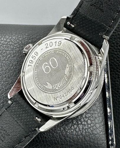 Extremely Rare Squale Sub 39 30 Atmos 60th Anniversary Limited Edition 150 Piece - Picture 7 of 13