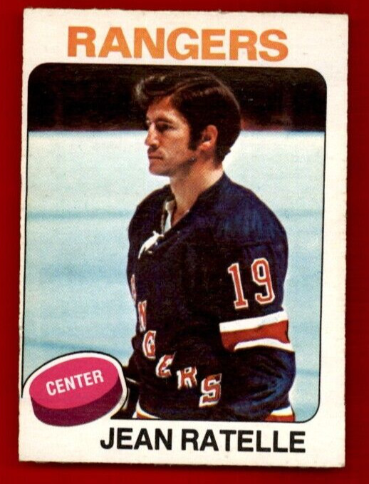 1975-76 O-Pee-Chee #243A Jean Ratelle/(No mention of trade) VG