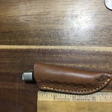 LEATHER SHEATH ONLY  BELT  SLIP POUCH  FOR FOLDER 3 1/2 TO 3 3/4 NO  KNIFE 47990