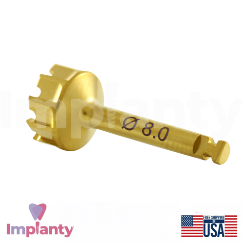 Taladro dental elevador cortador de aproximación lateral dorado GDT Supplies acero inoxidable - Imagen 6 de 7