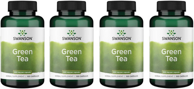 Green Tea Extract Supplement: 500 MG Green Tea Leaf Powder - Antioxidant Rich Su