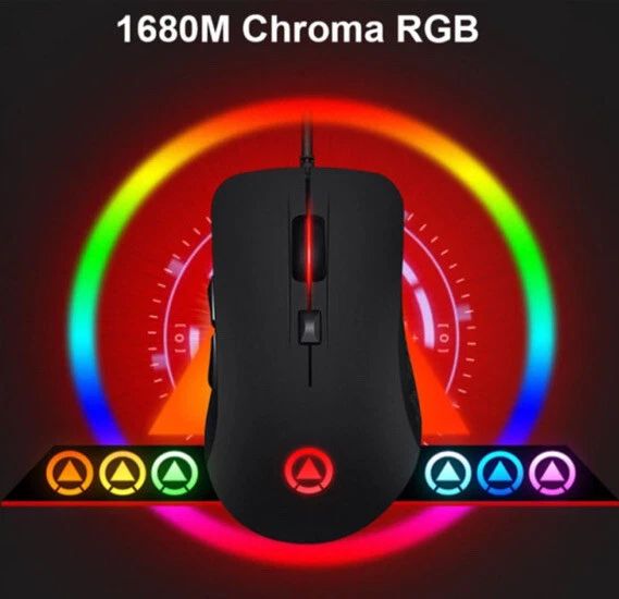 Gaming Mouse, G402 Wired Mouse Programmable RGB LED Backlight 7 Buttons 4000DPI - Image 3 of 4