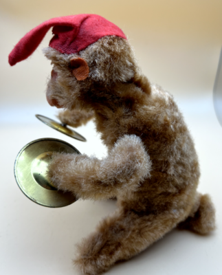 アルプス社　シンバルモンキー　ジョッコー Vintage Wind Up Toy Monkey With Cymbals Alps Made In Japan Not
