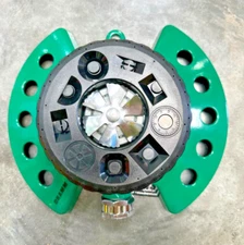 Dramm ColorStorm 9-Pattern Premium Turret Sprinkler, Heavy Duty (Green)