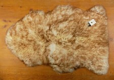 LARGE - WOLF TIP Brown Tipped - GENUINE AUSTRALIAN REAL SHEEPSKIN RUG Real Pelt